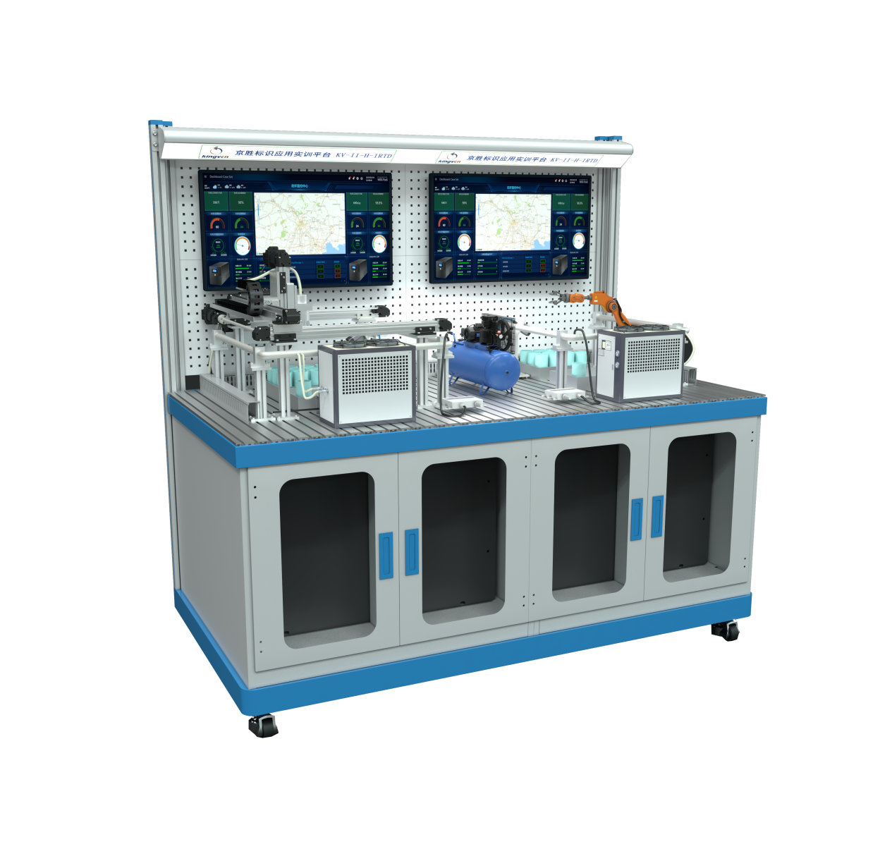 工业互联网数据采集综合实训台 - 全景展示